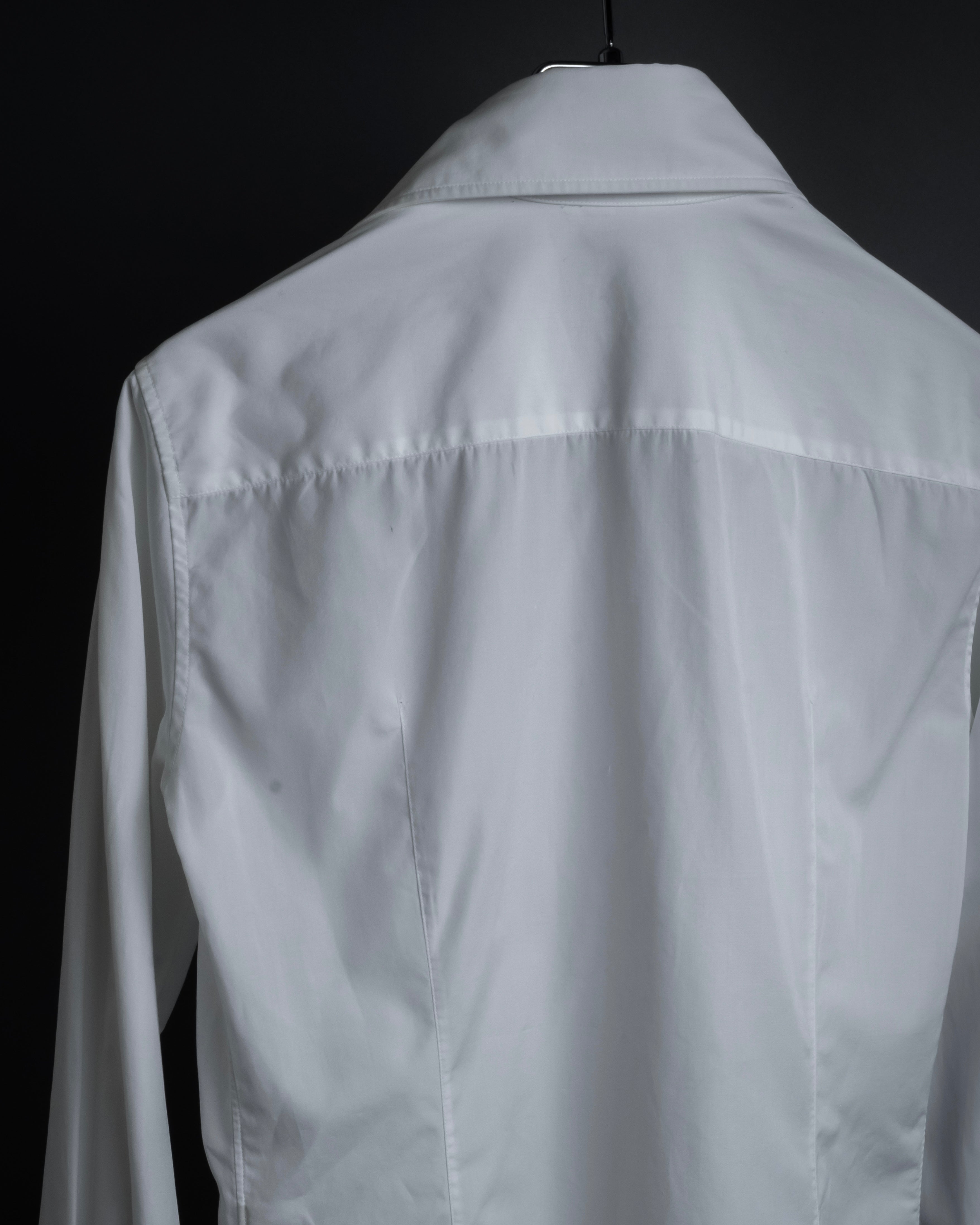 "HERMES" High-quality fine count cotton dress shirt