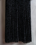 "EMPORIO ARMANI" Velvet dot beautiful pleated dress