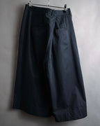 “Maison Margiela” 2019SS Cotton draped culotte shorts