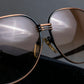 "YVES SAINT LAURENT" Thin metal temples round frame sunglasses