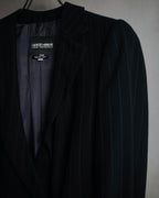 –SPECIAL– "GIORGIO ARMANI"
90’s Borgonuovo 21 pinstripe fly front long coat