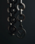 "VALENTINO GARAVANI" 2010’s dark romantic statement necklace＆belt