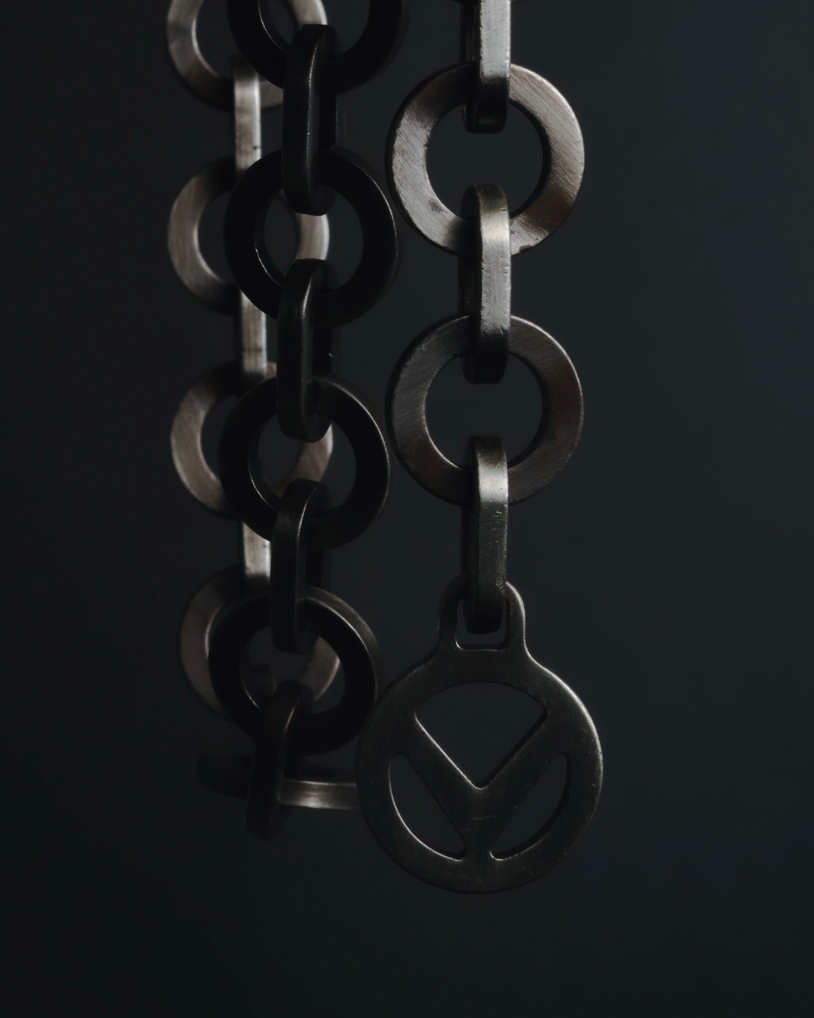 "VALENTINO GARAVANI" 2010’s dark romantic statement necklace＆belt