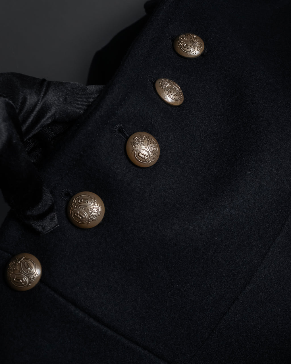 -SPECIAL- "GUCCI" 13'year-14'year Horse riding outfit motif velvet collar jacket