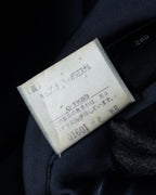 "BURBERRYS" High density wool stand collar coat