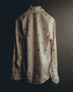 "GUCCI" 2010's-20's Romantic embroidered lace blouse
