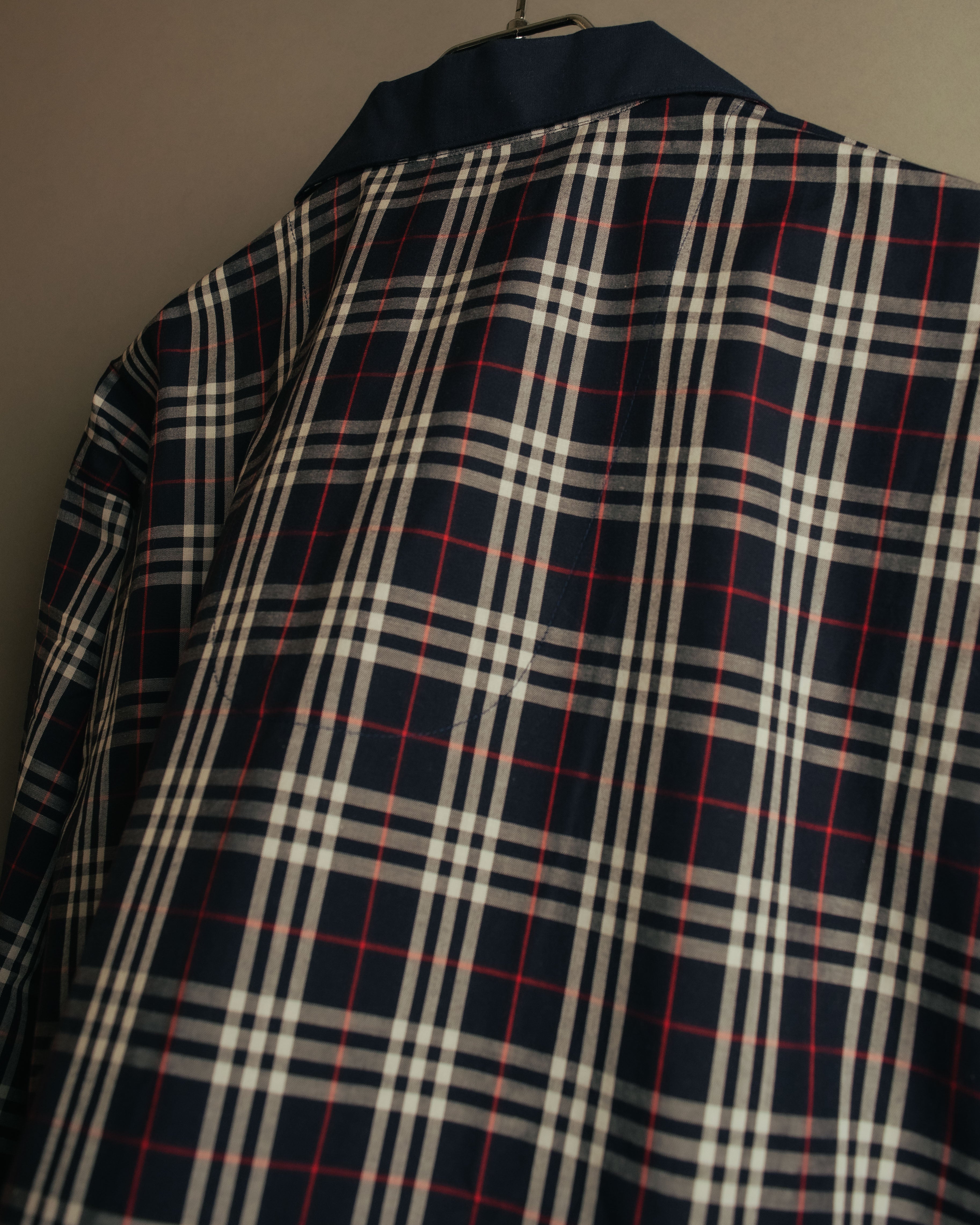 “Burberrys” 1998-1999 house check cotton pajama set