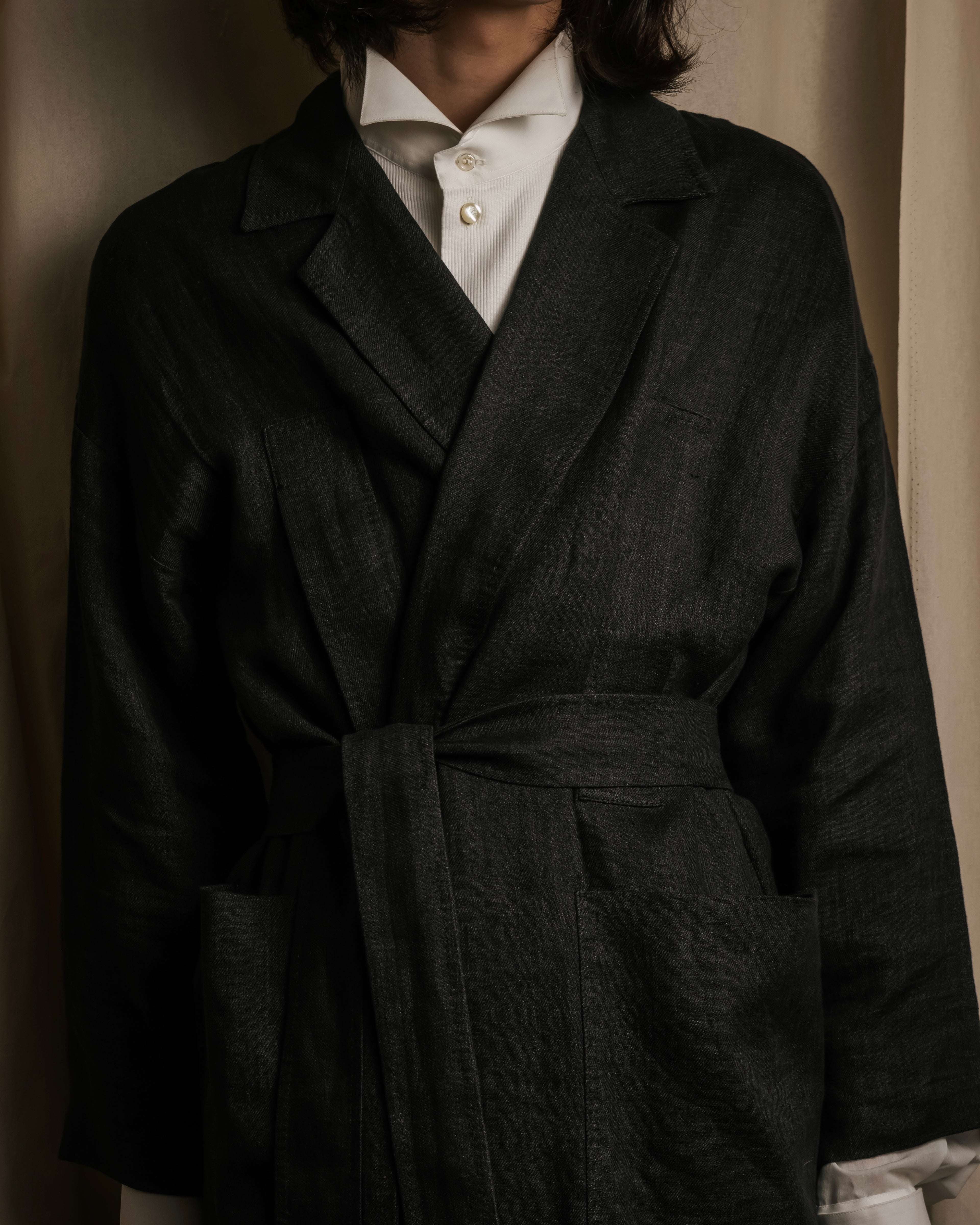 "Max Mara Studio" Straight fitting single-piece long coat