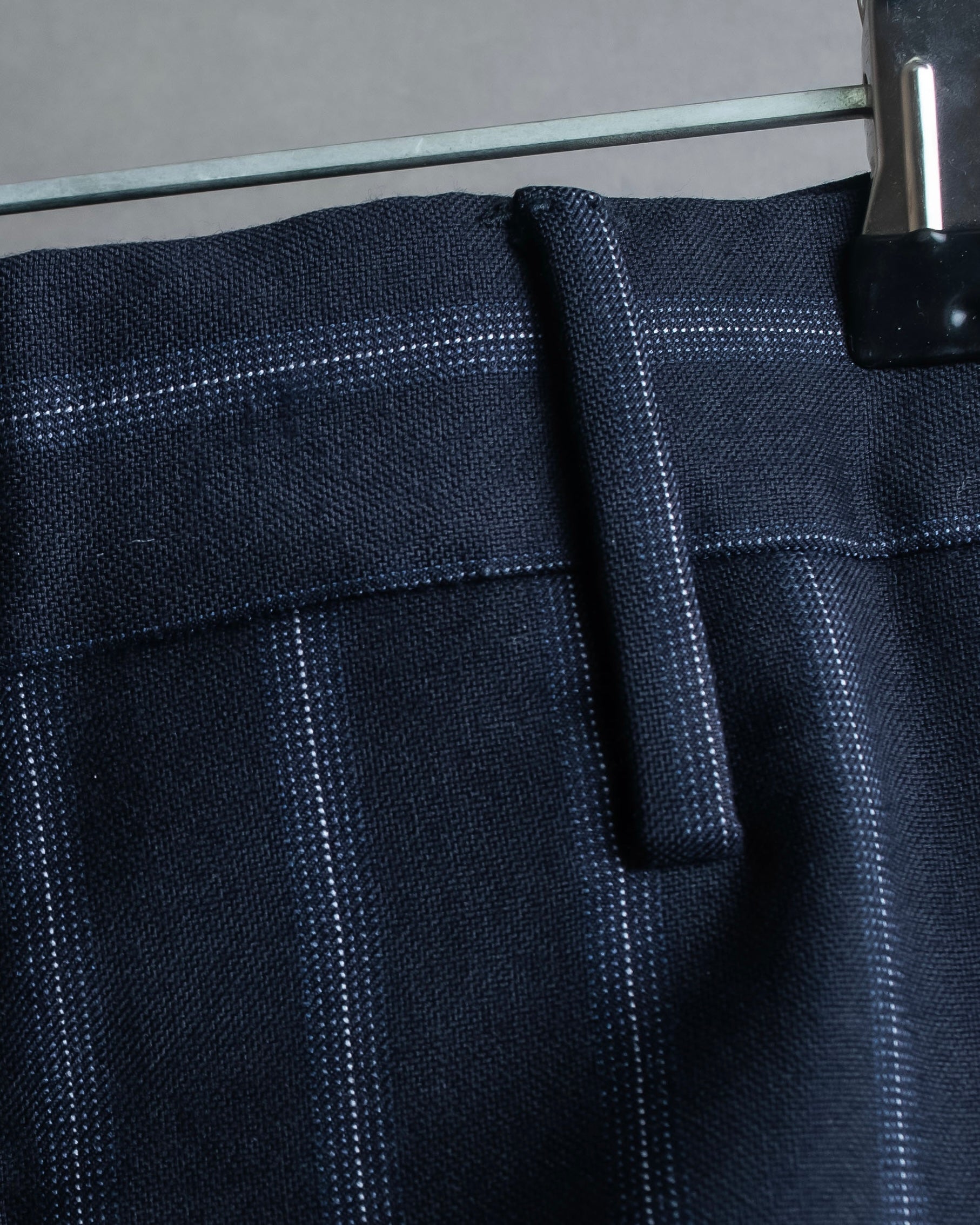 "GUCCI" Notch drop shaped tailored jacket & tapered silhouette slacks stripe set up