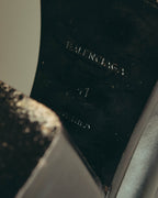 -SPECIAL- “BALENCIAGA” 2014-16’s Metal bar leather ankle boots