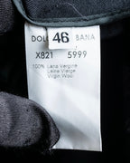 "DOLCE &amp; GABBANA" Waist shape wool soutien collar jacket