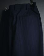 "BALENCIAGA" Tailored Two-Piece Suit Set with Subtle Pinstripes