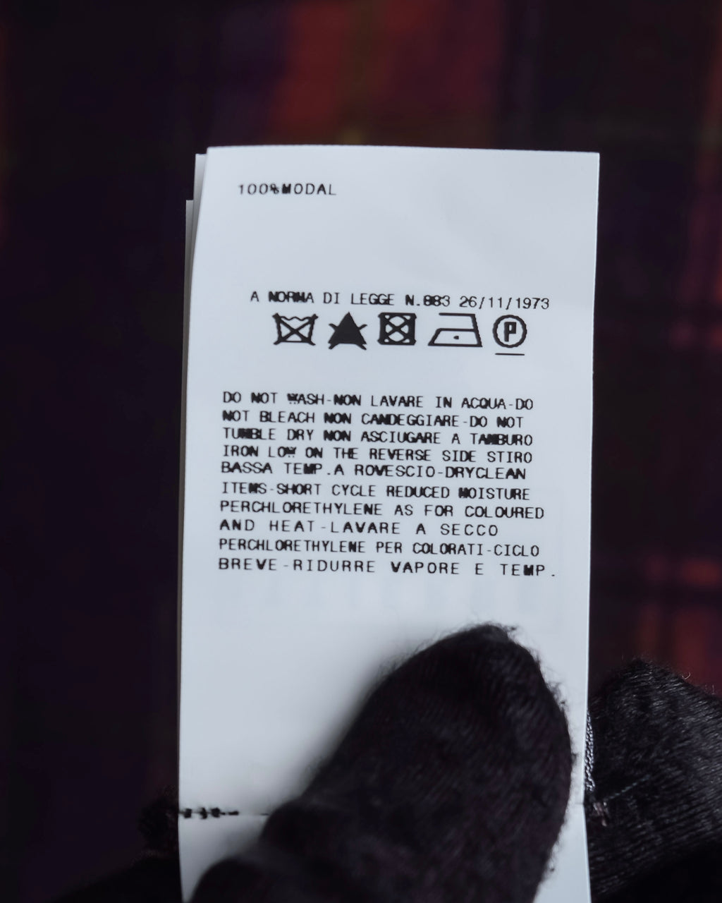 "John Galliano" Layered oriental check pattern pullover