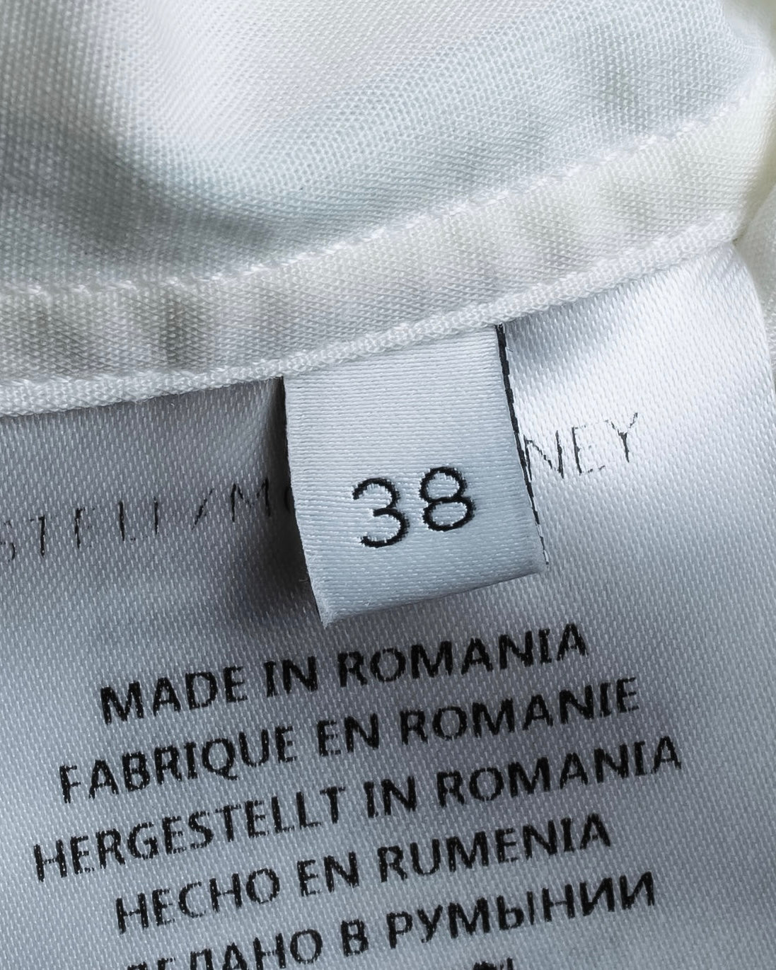 "STELLA McCARTNEY" 18SS Drag queen graphic design stripe shirt