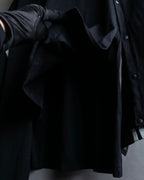 "Y-3" Asymmetrical three-stripes wrap dress