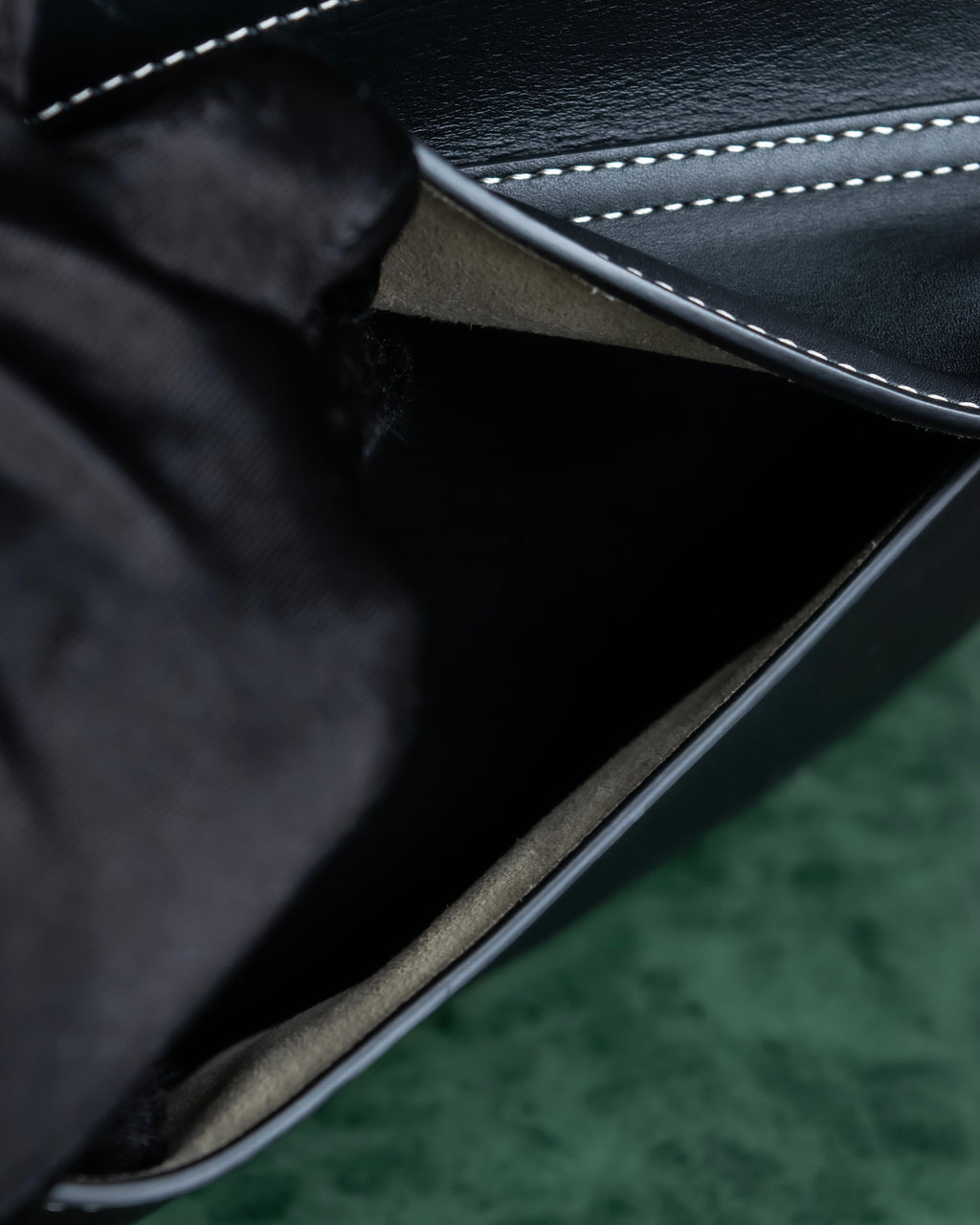 "BURBERRY" Suede switching design 2way shoulder bag