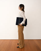 LOEWE by Jonathan Anderson/ Front Rope Trim Designed Dress Shirt Ivory