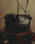 “BOTTEGA VENETA” 10’s Iridescent calfskin intrecciato trim crossbody bag