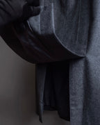 "CHANEL" 90's Gold button design straight line skirt