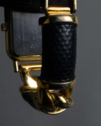 "LOEWE" 90's Square forum relief design watch