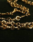 "Christian Dior" 80's-90's Gold tone chain necklace