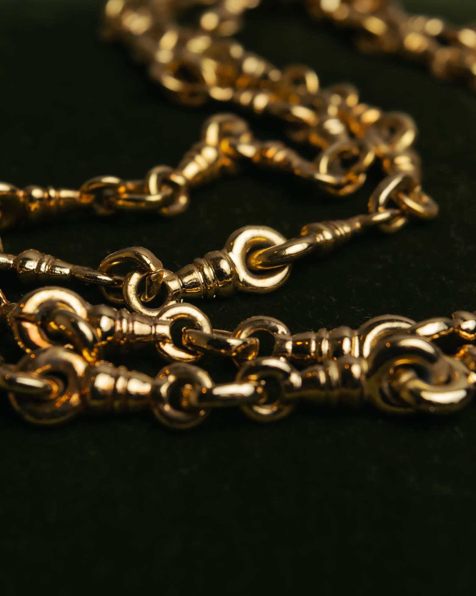 "Christian Dior" 80's-90's Gold tone chain necklace