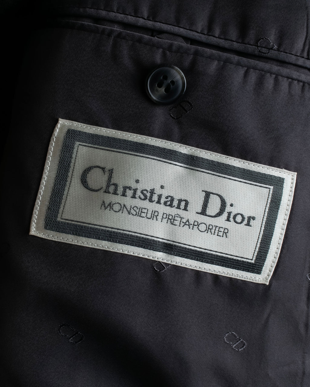 "Christian Dior" Peak dorapelle double-breasted blazer