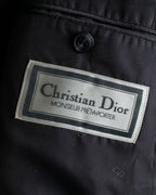 "Christian Dior" Peak dorapelle double-breasted blazer
