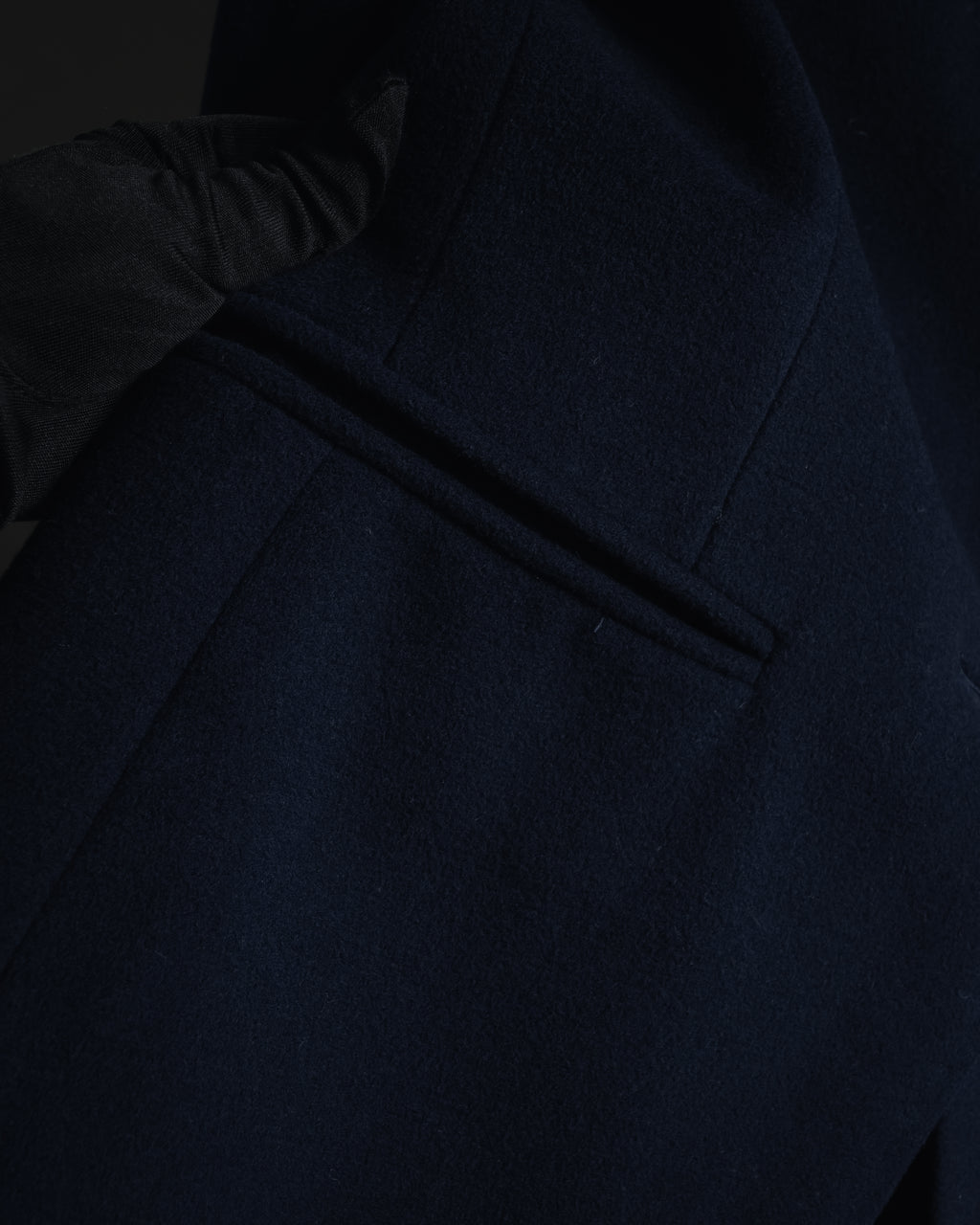 "Christian Dior" 90’s Stand-up collar shaped jacket