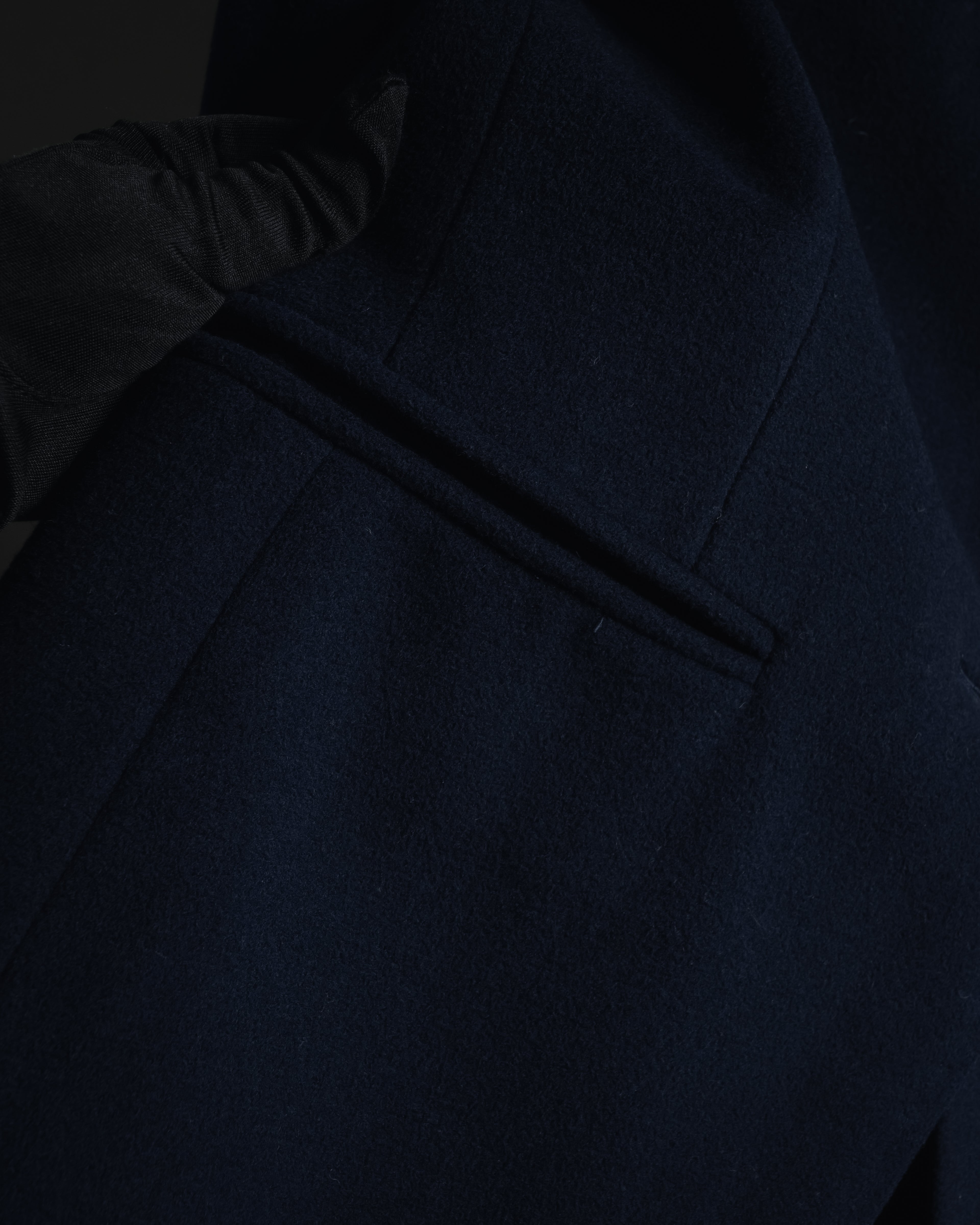 "Christian Dior" 90’s Stand-up collar shaped jacket