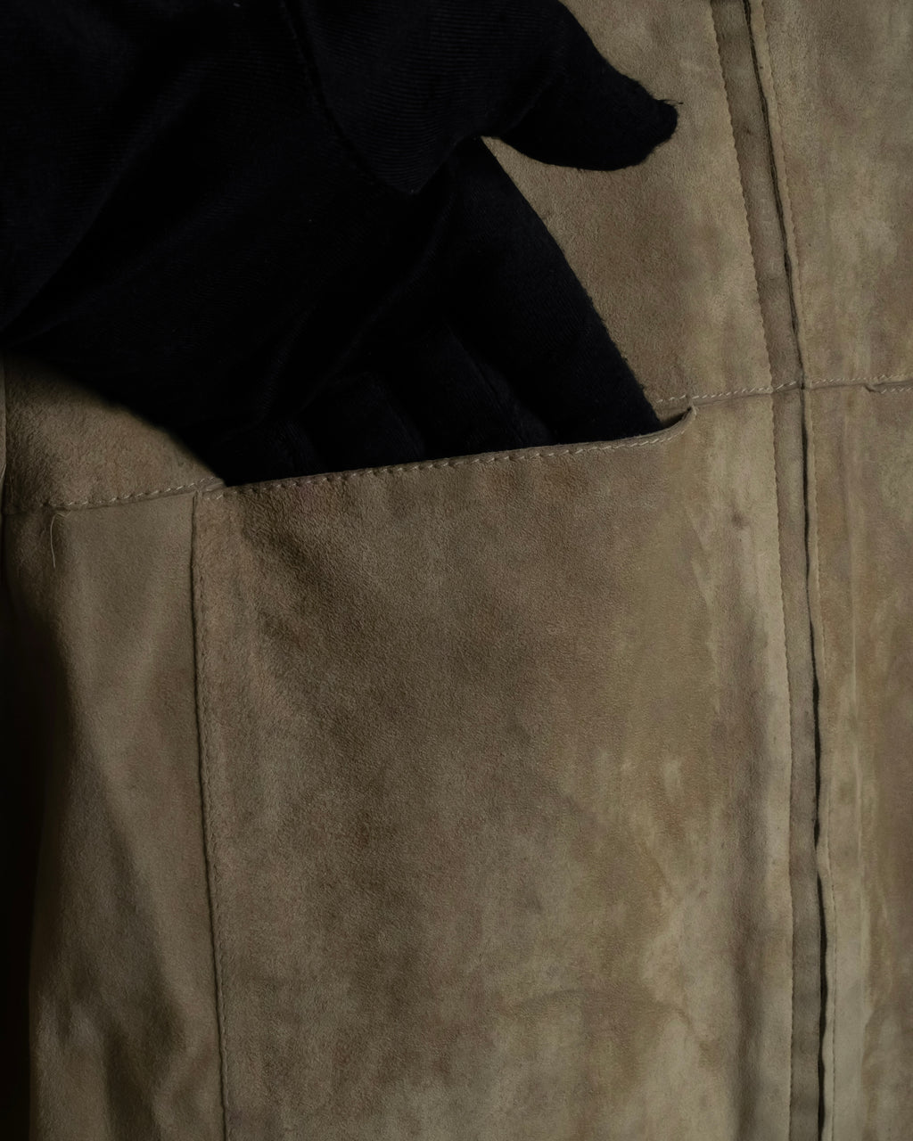 "GUCCI" Sand beige suede set up