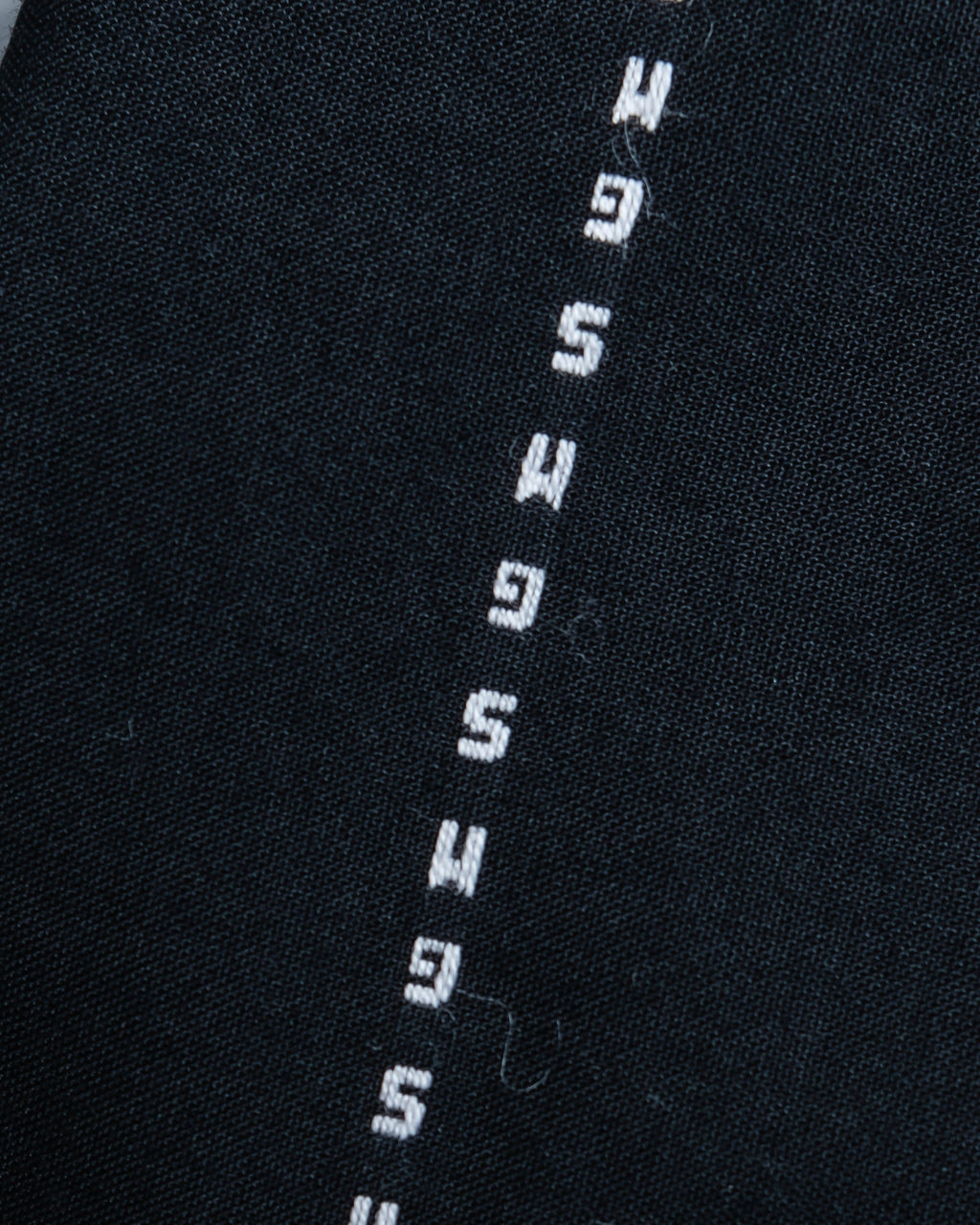 "MSGM" Frill design logo pinstripe pattern shirt