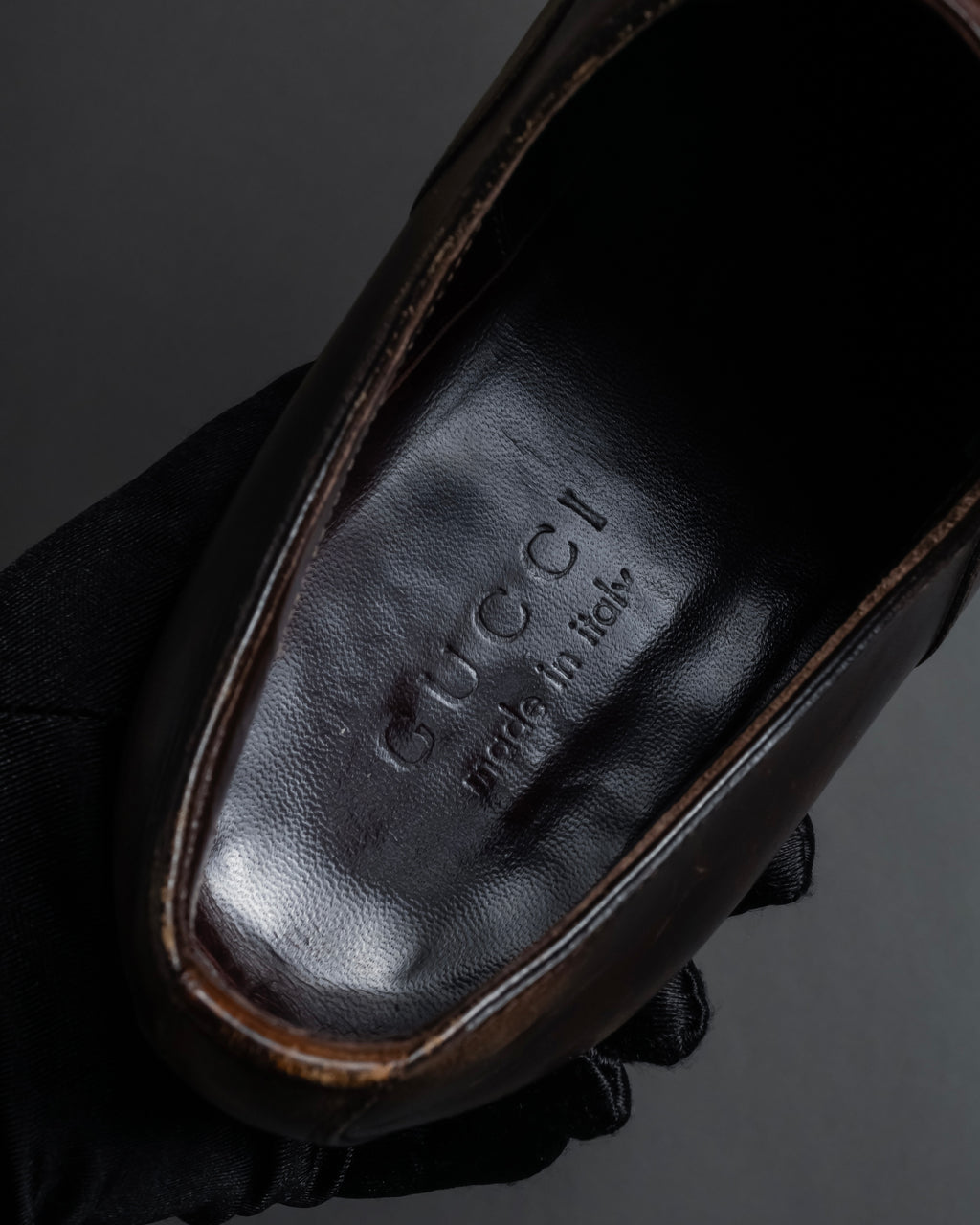 "GUCCI" Classical oxford leather shoes