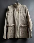 "PRADA" Military detail cotton jacket