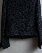 "GUCCI" Compact pattern bouclé wool jacket