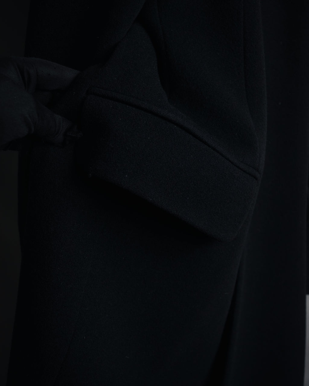 "FENDI" 00’s virgin wool chesterfield coat