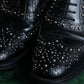 "Church’s" Silver stud design wingtip derby shoes