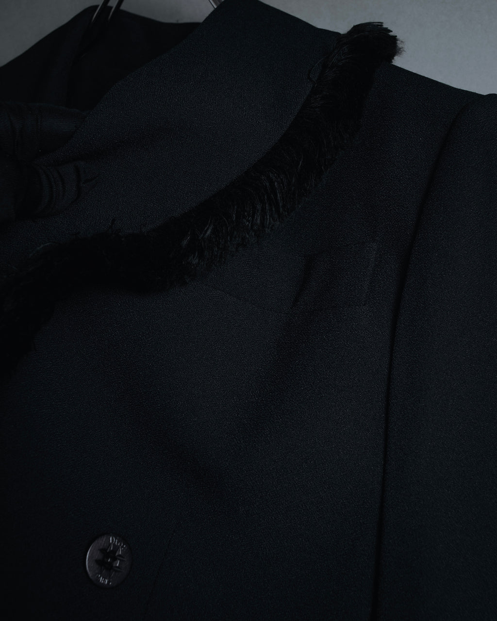 –SPECIAL– "Christian Dior"
98SS fringed peak lapel double breasted jacket