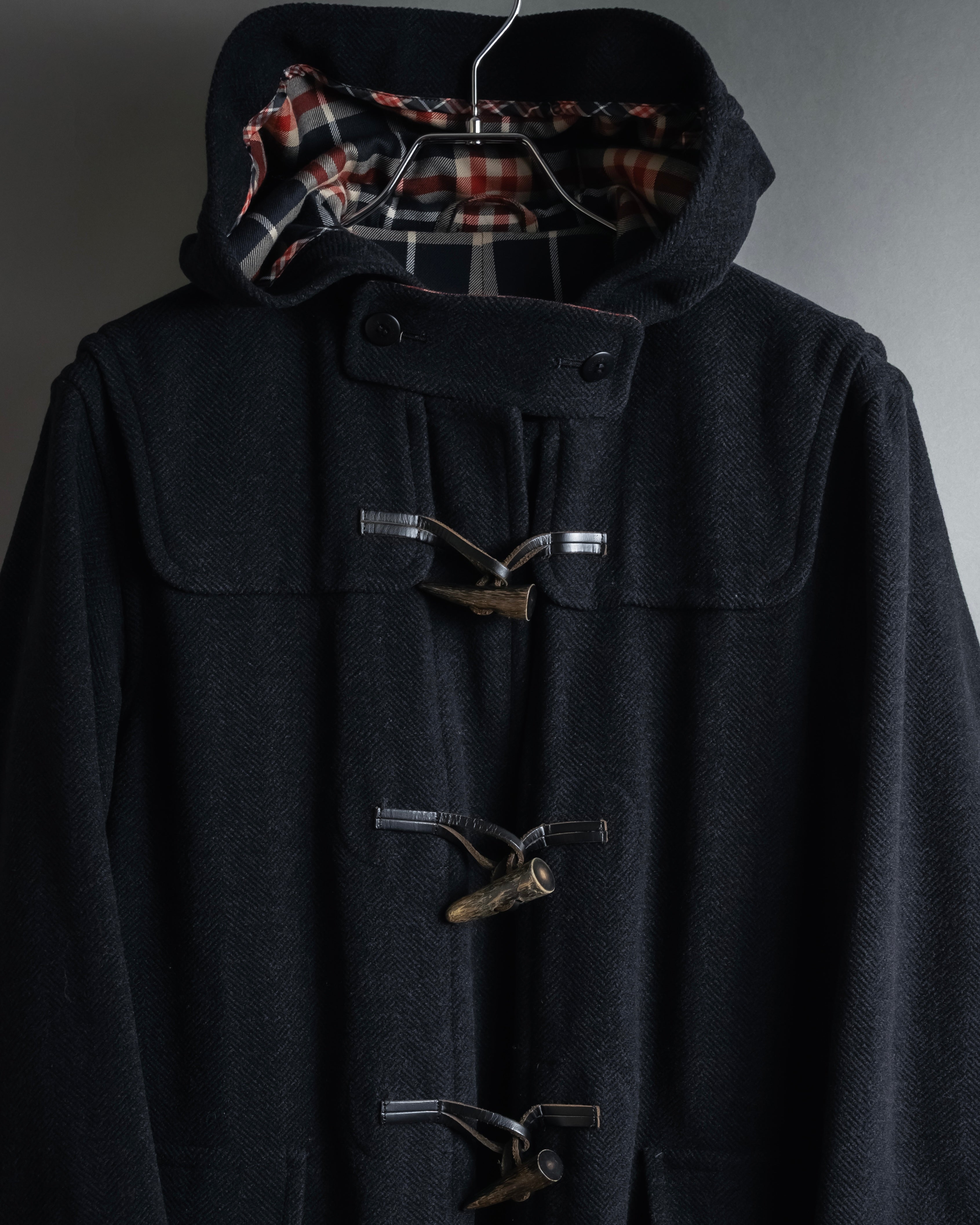 "Burberrys" 90’s heritage duffle coat with check-lined hood