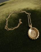 -SPECIAL- “CHANEL” 2017 Cruise Collection Pearl trimmed black pendant necklace