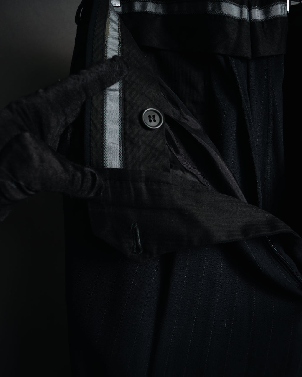 "GIORGIO ARMANI" 90’s pinstripe soft-tailored suit set