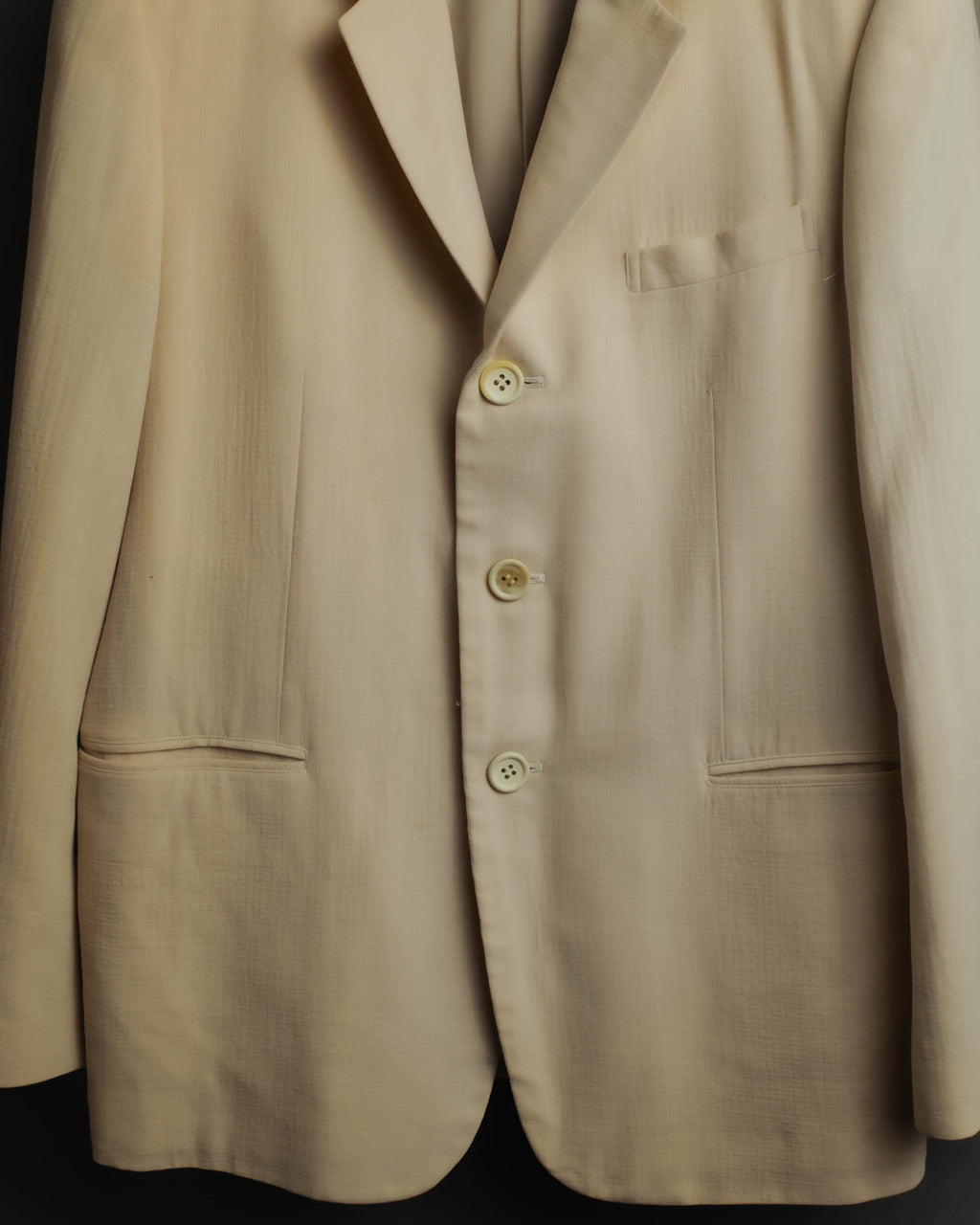 "Y's" 80's-early 90's Relaxed tailored wool skirt suit