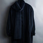 "DIOR" Cape docking fluffy mid length coat