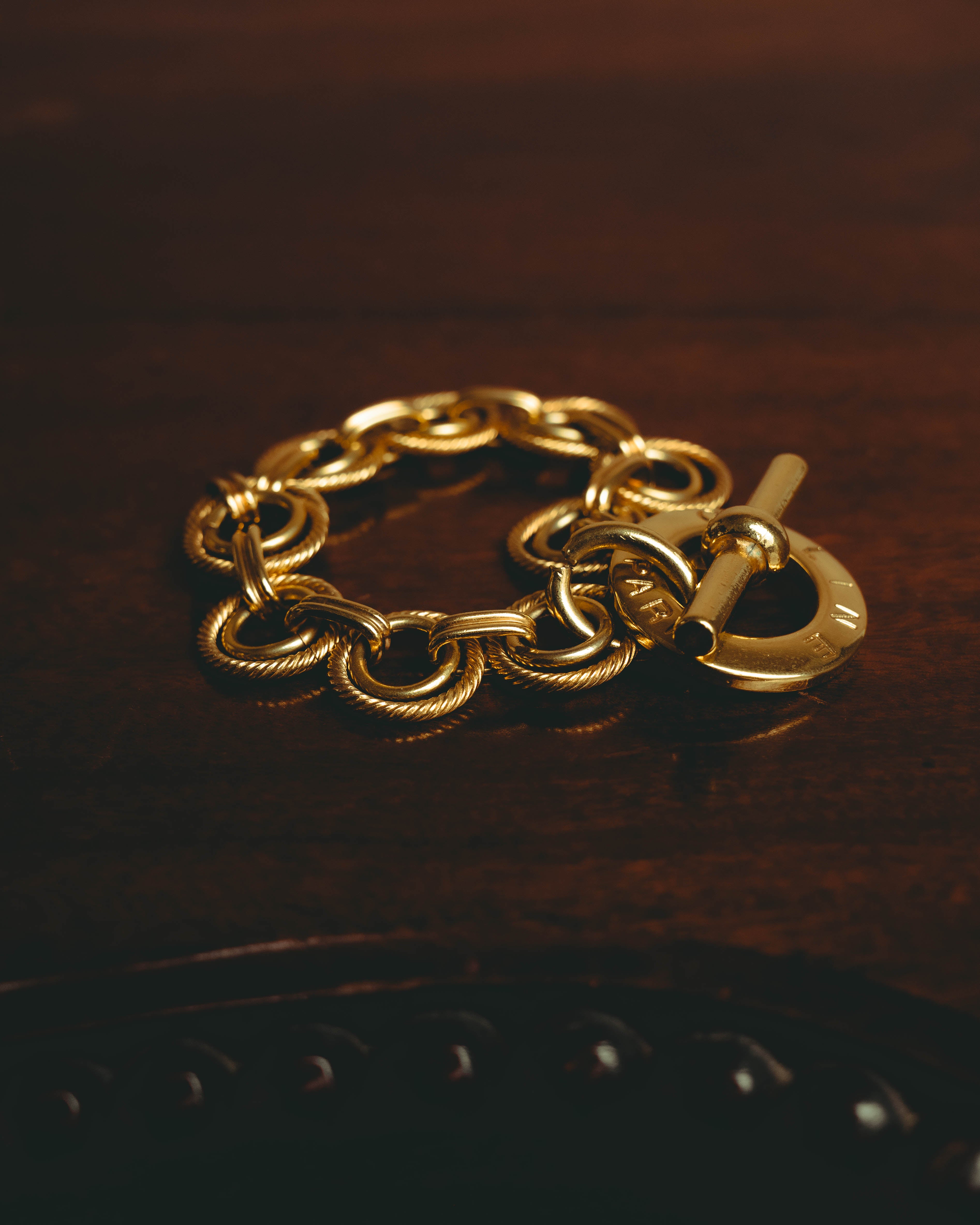 –SPECIAL– "CELINE" 90's Sculptural link bracelet