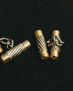 “Tiffany & Co.” 80’s-90’s Twisted bi-color chain cufflinks