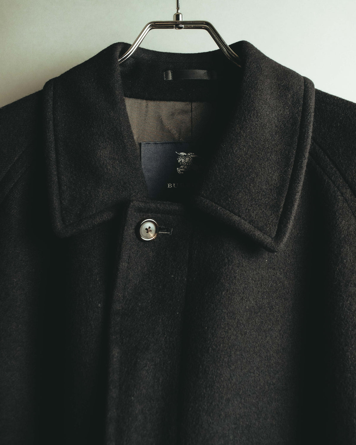 "BURBERRY LONDON" 00's-10's Classic balmacaan coat