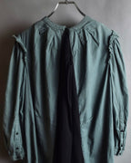 "UNDERCOVER" Raw edge frill design military-like shirt tunic