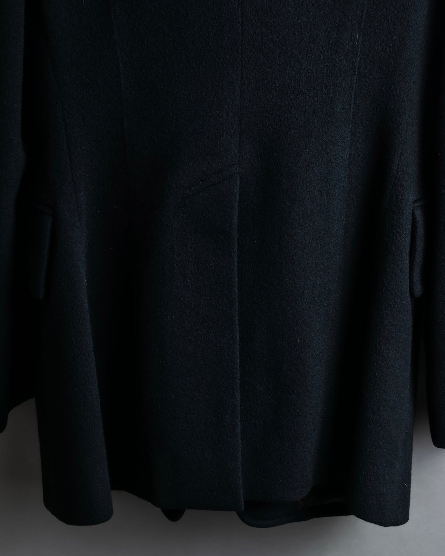 "HERMES" 100% cashmere shaped tailored jacket