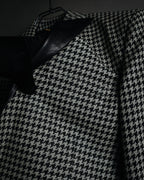 –SPECIAL– "SAINT LAURENT PARIS"
10’s Houndstooth leather-lapel peak blazer