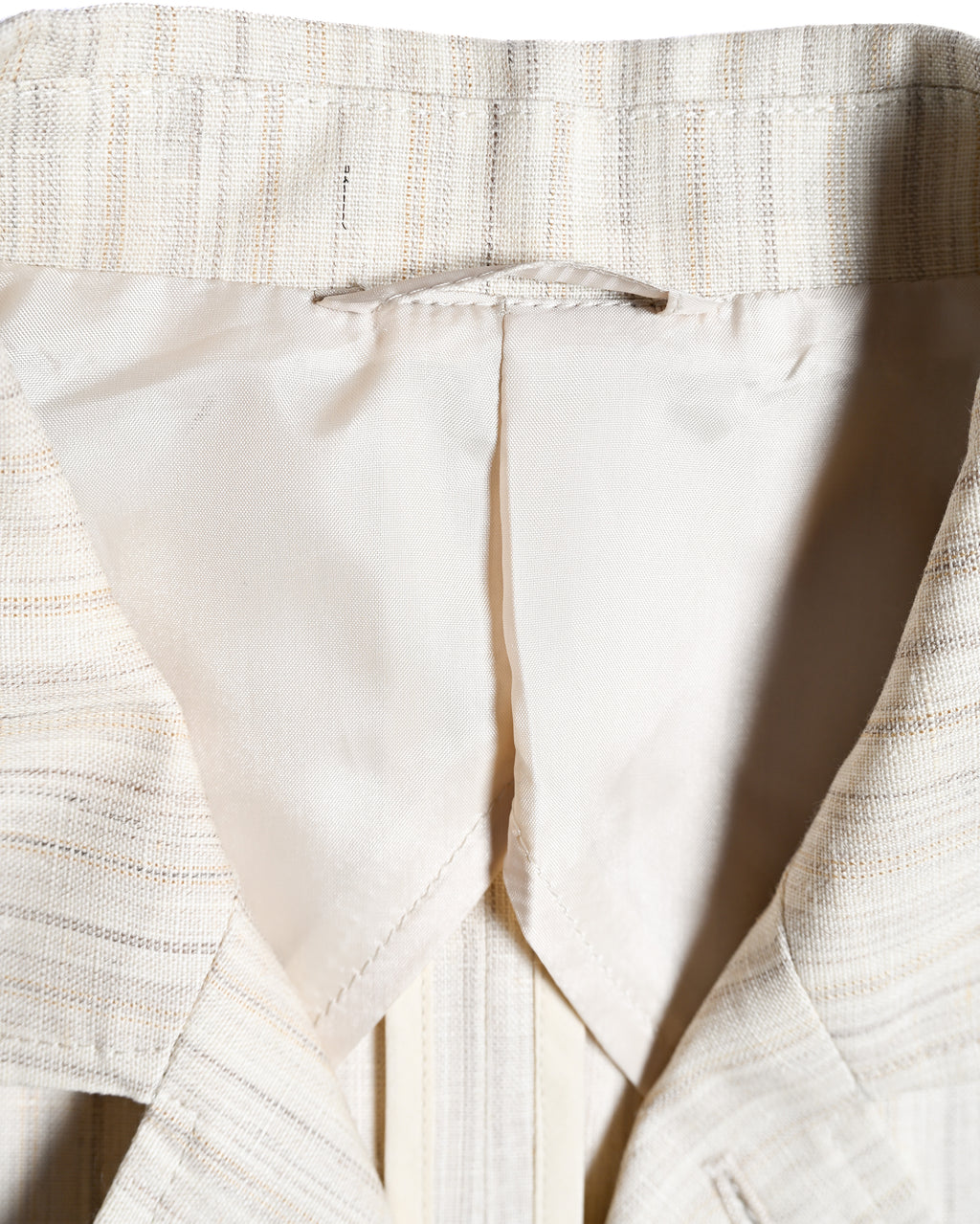 Dolcis/ Linen Blended Oversized Safari Jacket White